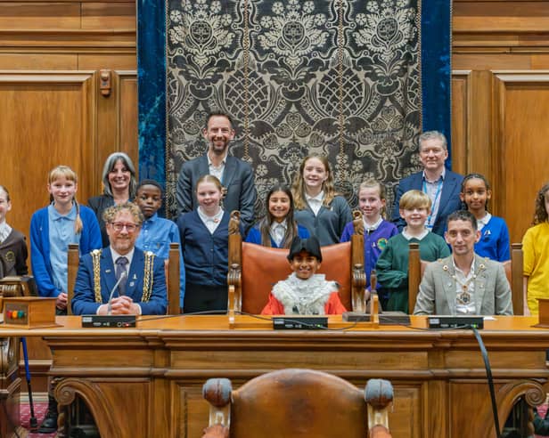 Bahrawar Ahmad, 10, a pupil at Dixons Trinity Chapeltown, was unveiled as the new Children’s Mayor of Leeds for 2026-2027.