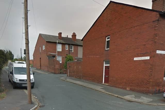 Gavaghan tried to torch his end-terrace home on Bamborough Street in Wakefield.