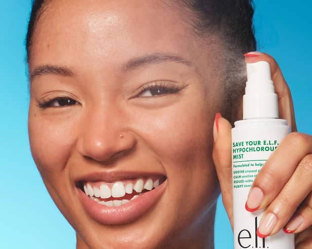 Beauty fans can get their hands on a free full-size bestselling e.l.f. make-up product for a limited time. One of the things you could buy to qualify for the free gift is Save Your e.l.f. Hypochlorous Mist (pictured).