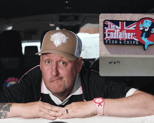 Danny Malin declared Nevada-based chippy The Codfather the best fish and chip shop outside of the UK