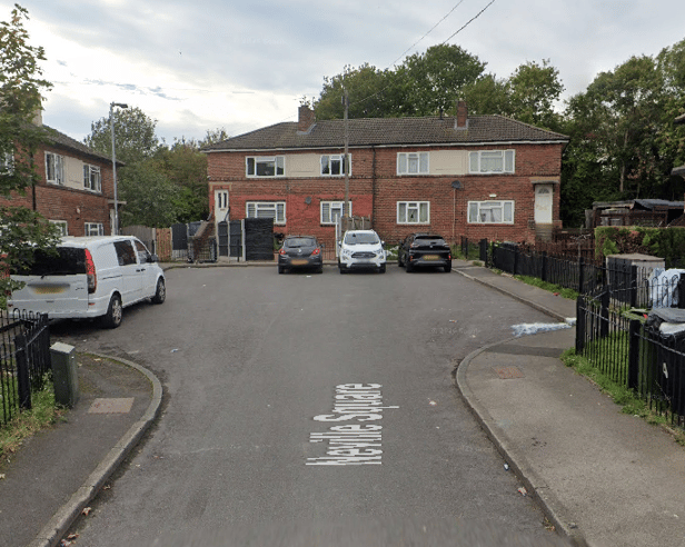 Firefighters responded to reports of a house fire on Neville Square, Osmondthorpe.