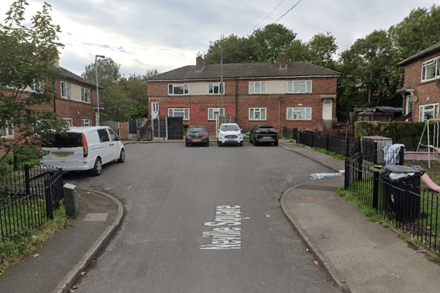 Firefighters responded to reports of a house fire on Neville Square, Osmondthorpe.