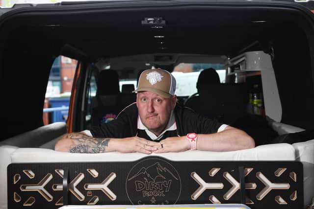 7th July 2026
Pictured Danny Malin with his food truck, Leeds
Picture Gerard Binks