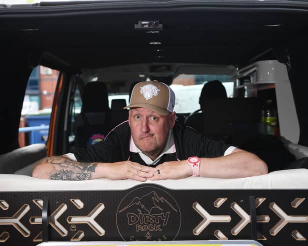 7th July 2026
Pictured Danny Malin with his food truck, Leeds
Picture Gerard Binks