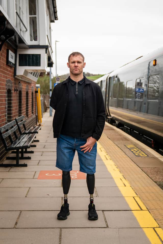 Veterans Mark Ormrod MBE, Iain Henderson and Corbin Mackin take a train journey with Veterans Railcard