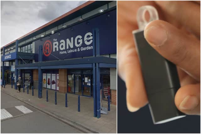 The USB stick found at The Range in Hunslet was found to belong to Jamie Thompson.