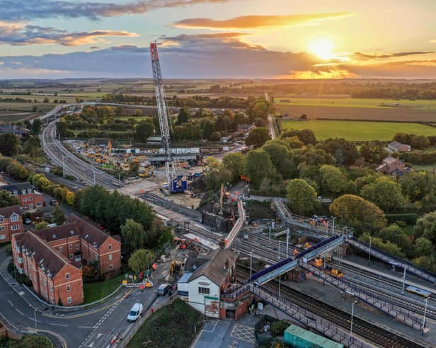 The line closure follows work to remove the life-expired Common Lane railway bridge in Church Fenton