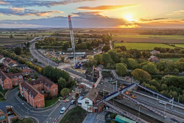 The line closure follows work to remove the life-expired Common Lane railway bridge in Church Fenton