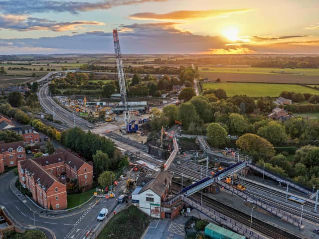 The line closure follows work to remove the life-expired Common Lane railway bridge in Church Fenton