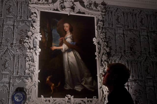 Andrew Hutchinson looks at the painting of The Blue Lady at Temple Newsam House.