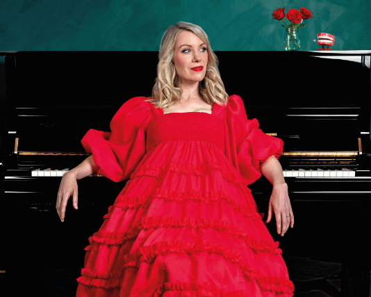 BAFTA-nominated comedian and musician Rachel Parris, who brings her national tour The Rachel Parris Songbook to Leeds City Varieties on next month