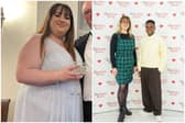 Emma Scott before and after the weight loss 