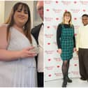 Emma Scott before and after the weight loss 