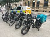 E-bikes seized from Park Row, Leeds city centre
