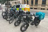 E-bikes seized from Park Row, Leeds city centre