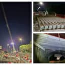 Work to restore Pepper Road Bridge in Hunslet has been underway since May.