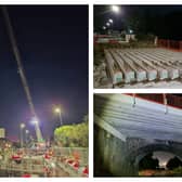Work to restore Pepper Road Bridge in Hunslet has been underway since May.