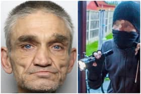 Preston (pictured left) targeted student homes and was labelled by the judge as a "career burglar".