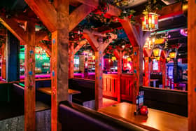 Interior of Barbara's Bier Haus
