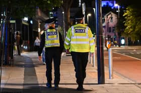 West Yorkshire Police officers on night-time patrol as part of Project Vigilant, a proactive initiative targeting predatory behaviour and sexual violence in town and city centres