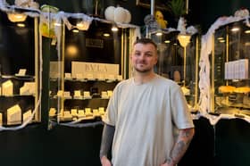 Lewis Millard inside the Diamond & Dagger studio in the Grand Arcade