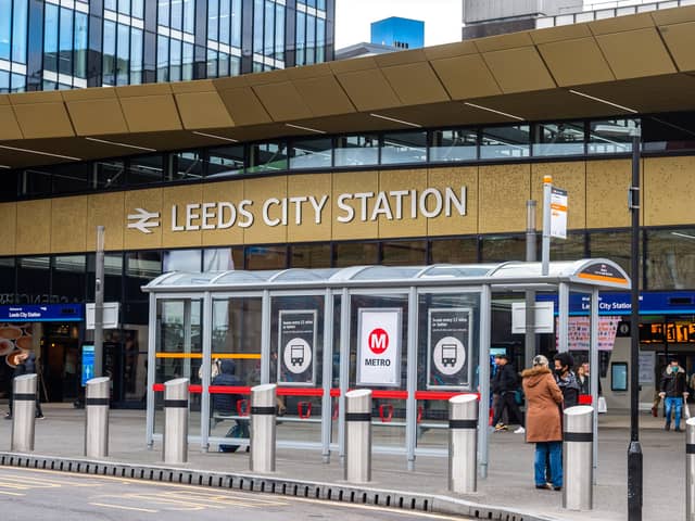 Leeds City Station.