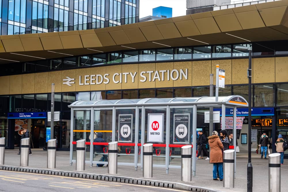 Leeds City Station.