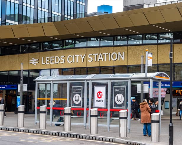 Leeds City Station.