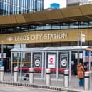 Leeds City Station.