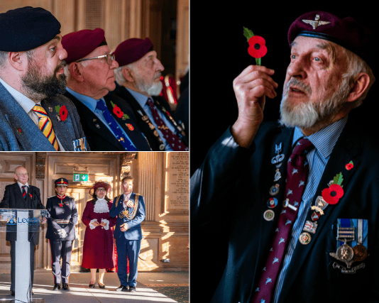 Civic leaders, dignitaries, and armed forces veterans gathered at Leeds Civic Hall to mark the official launch of the 2026 Royal British Legion Poppy Appeal in the city
