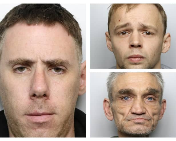 All eight were sentenced to time behind bars.