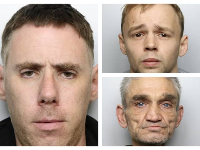 All eight were sentenced to time behind bars.