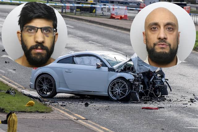 Hardeep Bhachu (left) and Jasskamal Riyat (right) caused the deaths of Justyna Hulboj and her four-year-old daughter Lena Czepczor by dangerous driving.