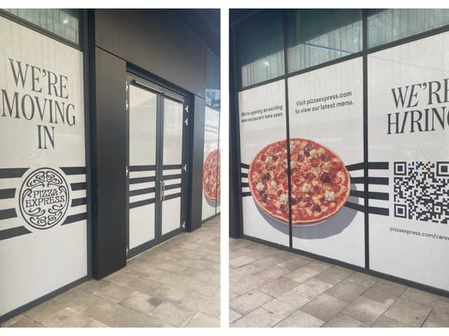 Pizza Express will be taking over a vacant lot at The Springs.