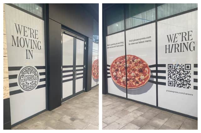 Pizza Express will be taking over a vacant lot at The Springs.