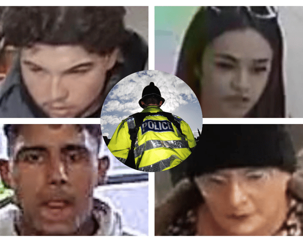 18 people wanted by police in Leeds.