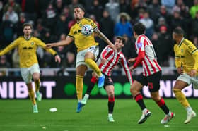 BETTER: Leeds United once Noah Okafor, centre, and Anton Stach, left, came on, to no great surprise.