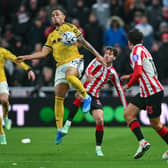 BETTER: Leeds United once Noah Okafor, centre, and Anton Stach, left, came on, to no great surprise.
