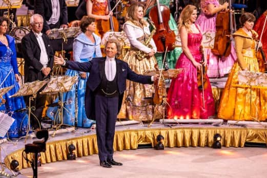 The world-renowned violinist and conductor returns for nine arena concerts across September and October 2027, accompanied by his 60-piece Johann Strauss Orchestra