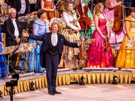 The world-renowned violinist and conductor returns for nine arena concerts across September and October 2027, accompanied by his 60-piece Johann Strauss Orchestra