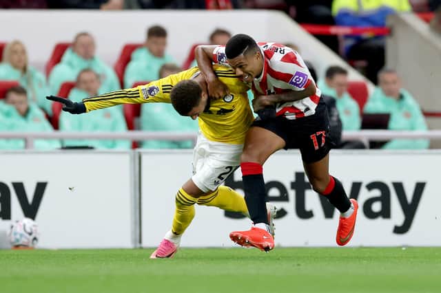LICENSE: To burst forward for Leeds United's Jayden Bogle at Sunderland.
