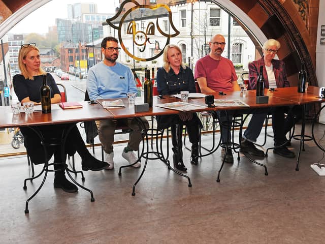 From left: Fiona Bolam, Sandy Jarvis, Laura Collins, Chris Hill, and Jo Myers.
