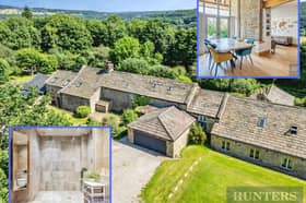 The property, located on Lamb Springs Lane in Esholt, Shipley, is on the market for £750,000