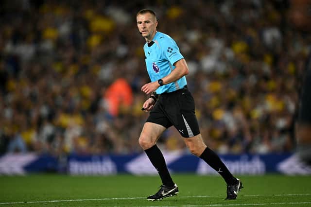 Michael Salisbury took charge of Leeds United's 4-1 win over Newcastle United in September.