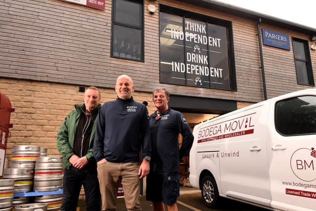From left are Mike Silson (Manager), Tom Easom (Owner) and Andrew Hutchinson.