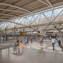 Three new entrances will strengthen links between the station and the city centre, improving access to the South Bank, the Dark Arches and Princes Square, supporting regeneration, jobs and commercial opportunities across Leeds. 