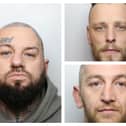 Leeds Crown Court heard Christopher Laking (left) was directing Chris Wilson (top right) and Luke Cockerill (bottom right) as part of the drug empire.