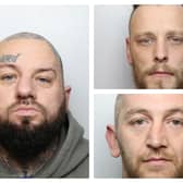 Leeds Crown Court heard Christopher Laking (left) was directing Chris Wilson (top right) and Luke Cockerill (bottom right) as part of the drug empire.