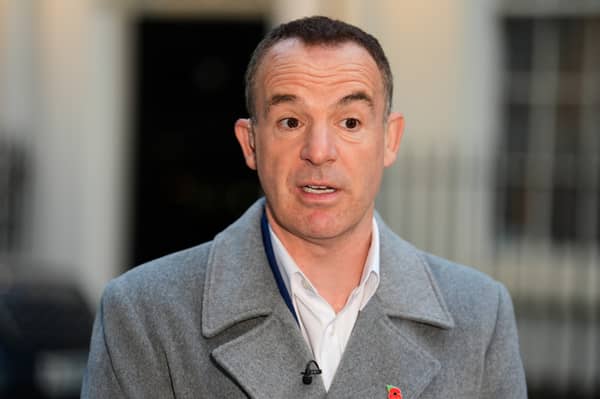Martin Lewis in Downing Street, London, ahead of Chancellor John Healey's first budget. 