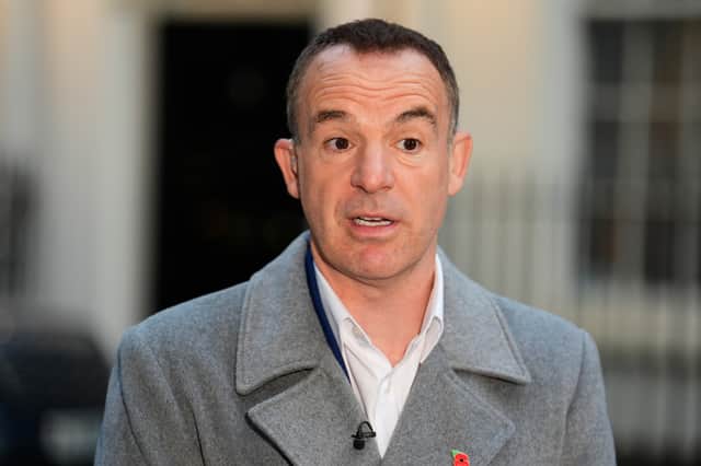 Martin Lewis in Downing Street, London, ahead of Chancellor John Healey's first budget.